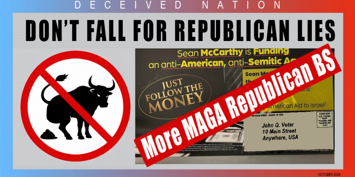 MAGA Republicans Falsely Attack Town of North Hempstead Supervisor Candidate Sean McCarthy In A Desperate Attempt To Slur His Character.