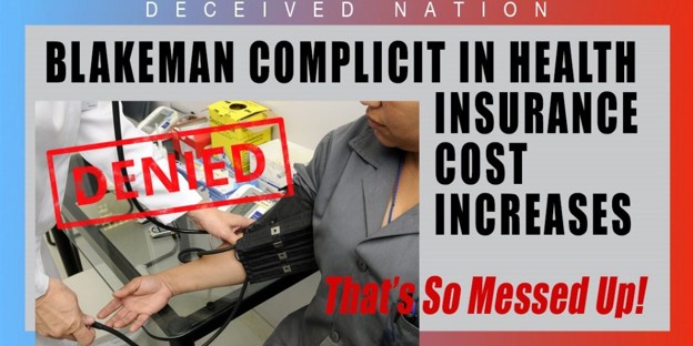 Blakeman To Put Healthcare Coverage Outside the Reach of Thousands of New Yorkers.